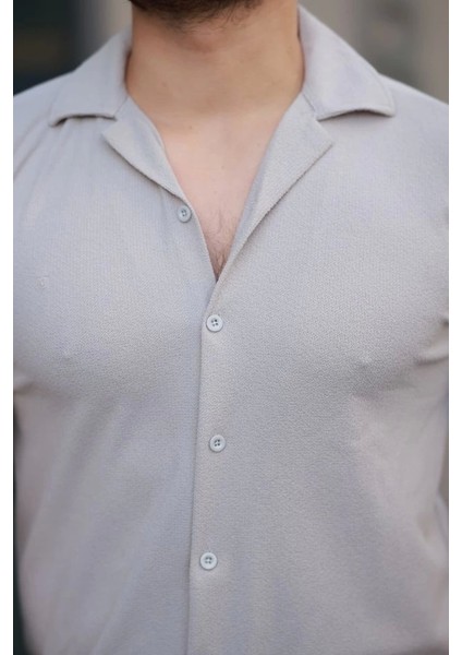 Erkek Kısa Kollu Örme Kumaş Pamuklu Gömlek modelleri