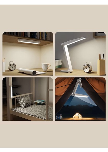 Masaüstü Şarjlı Katlanabilir Portatif LED Aydınlatma / GT-CL14