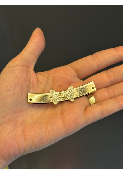 Altın Sarı Fiyonklu Takı Aksesuarı 6x5 cm fiyatları