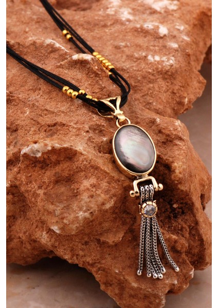 Elişi Tasarım Gümüş Kolye 6567