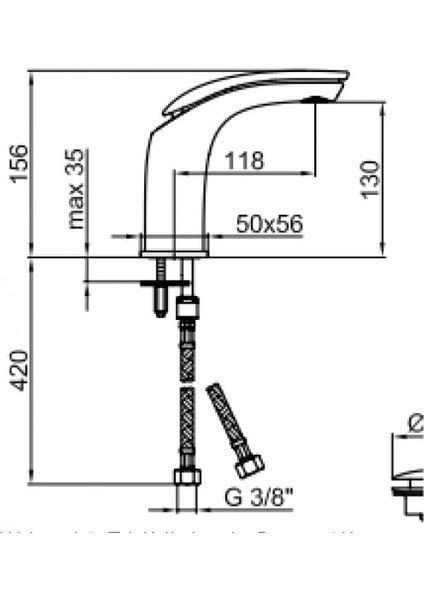 Italyan Webert Aria Tek Kollu Lavabo Bataryasi Krom AI830101015 fiyatları