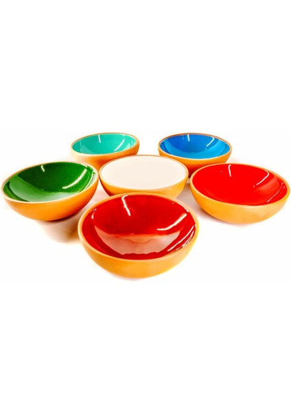 Toprak Sırlı 10CM Kase 6 Lı Takım