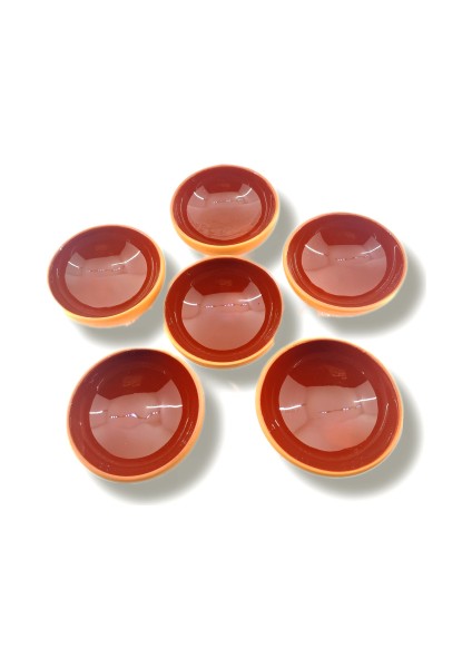 Toprak Sırlı 10CM Kase 6 Lı Takım