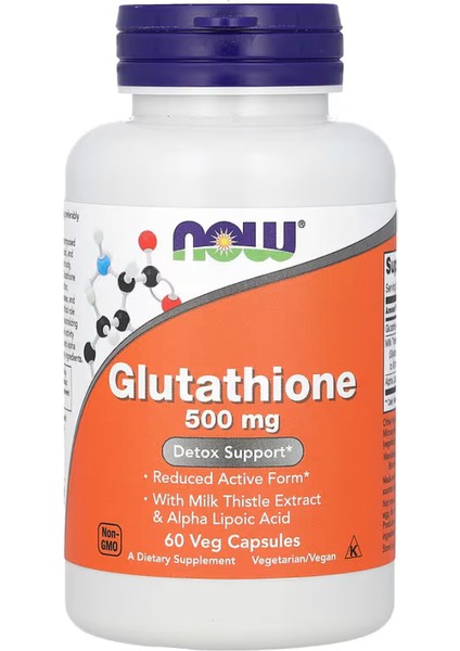 Glutathione, 500 Mg, 60 Veg Capsules