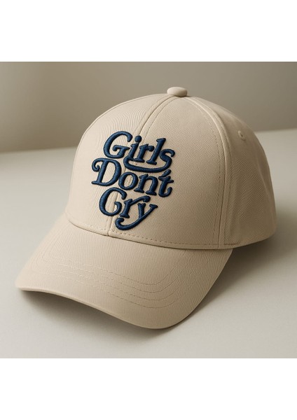 Girls Dont Gry Yazı Baskılı Kız Çocuk Şapka