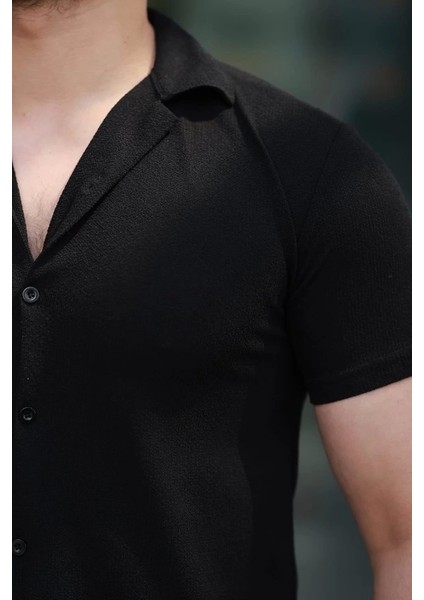 Erkek Kısa Kollu Örme Kumaş Pamuklu Gömlek modelleri