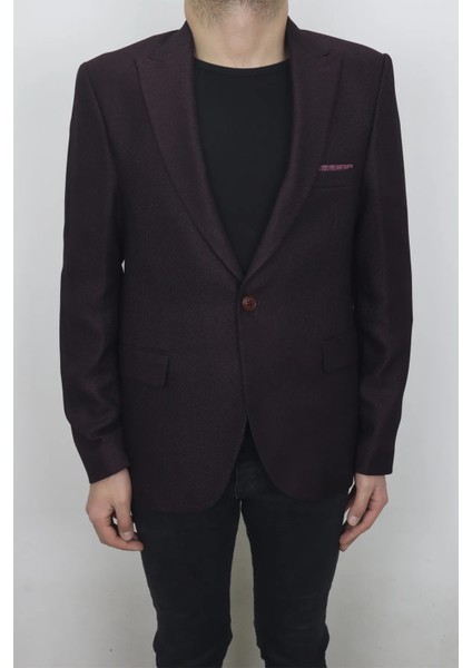 Fistan Store Erkek Italyan Kesim Dar Kalıp Tek Düğme Yazlık Blazer Ceket modelleri
