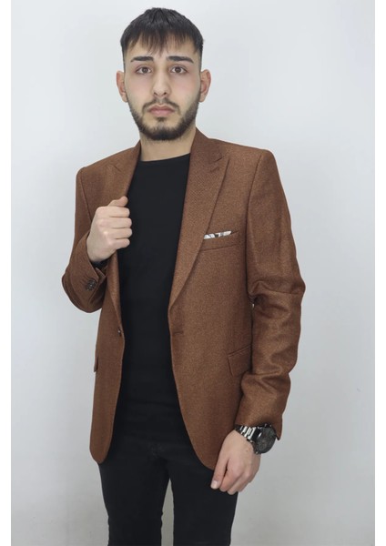 Fistan Store Erkek Italyan Kesim Dar Kalıp Tek Düğme Yazlık Blazer Ceket fiyatları