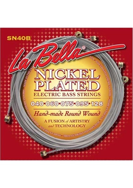 Gitar Aksesuar Bas Tel Labella 5 Telli LB-SN40-B 0,40 (483483)