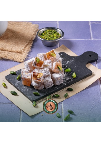 Antep Fıstıklı , Fındıklı Duble Lokum L Box