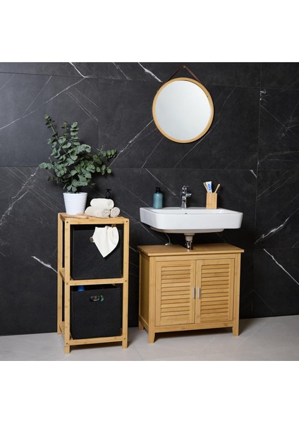 Siyah Keçe Saklama Kutusu Katlanabilir Dolap Içi Düzenleyici Kutu Organizer 30X30X30 cm