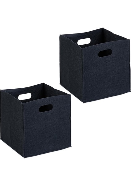 Dolap Içi Düzenleyici Kutu Siyah Keçe Organizer Sepet Saklama Kutusu 30X30X30 cm fiyatları