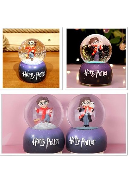 Harry Potter Üflemeli Işıklı Müzikli Kar Küresi Orta Boy