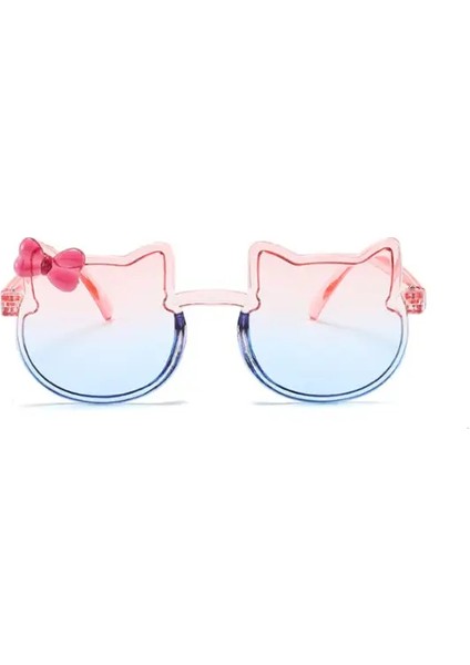 Kız Bebek Çocuk Güneş Gözlüğü Hello Kitty Kedi Fiyonk Figürlü modelleri