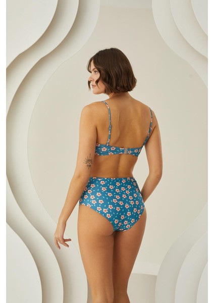 Deep Straplez Yüksel Bel Bikini Takımı
