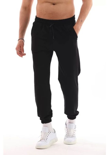 Unisex Iki Iplik Eşofman Altı - Siyah modelleri
