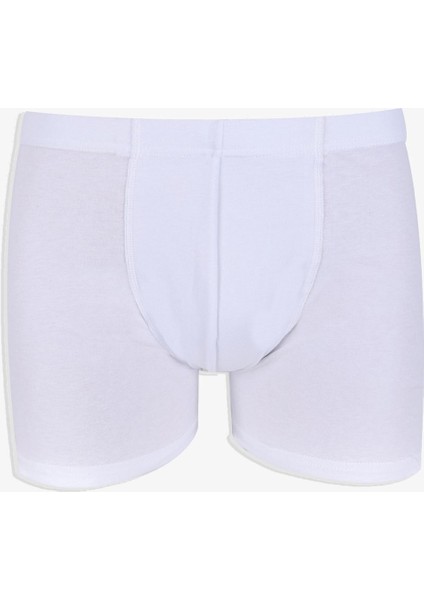 Erkek 2'li Pamuklu Likralı Lastikli Boxer