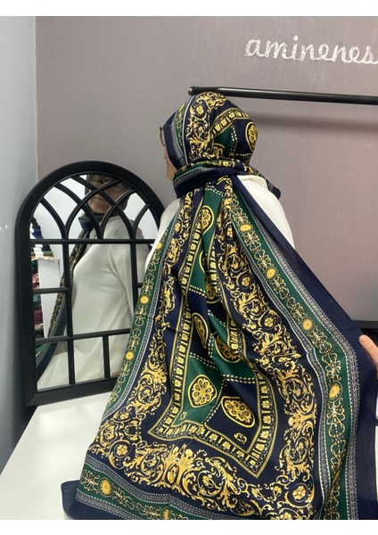 Cardion Premiumm Şal Zümrüt Lacivert Renk fırsatları