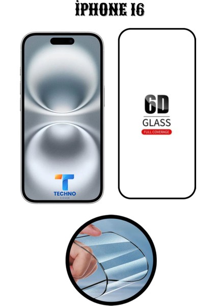 Iphone 16 6d Tam Kaplayan Ekran Koruyucu ve Şeffaf Kılıf 2li Avantajlı Paket fiyatları