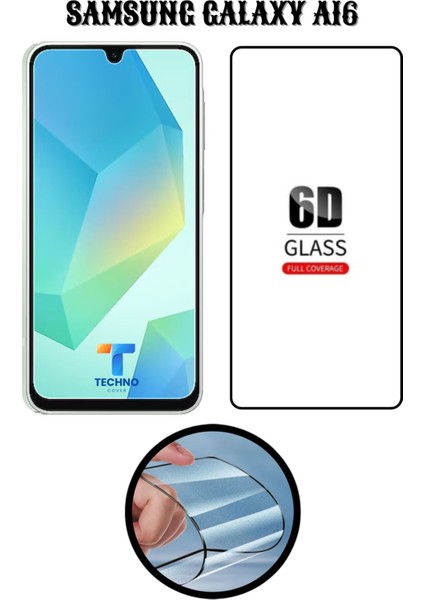 Samsung A16 6d Tam Kaplayan Ekran Koruyucu ve Şeffaf Kılıf 2li Avantajlı Paket fiyatları