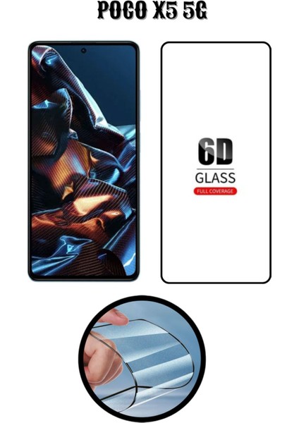 Poco X5 5g 6d Tam Kaplayan Ekran Koruyucu ve Şeffaf Kılıf 2li Avantajlı Paket fiyatları
