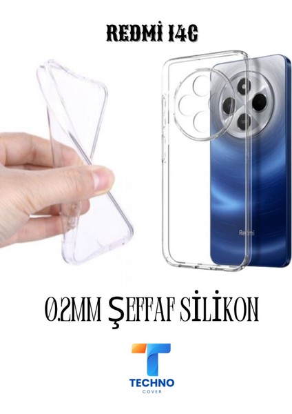 Redmi 14C 6d Tam Kaplayan Ekran Koruyucu ve Şeffaf Kılıf 2li Avantajlı Paket modelleri