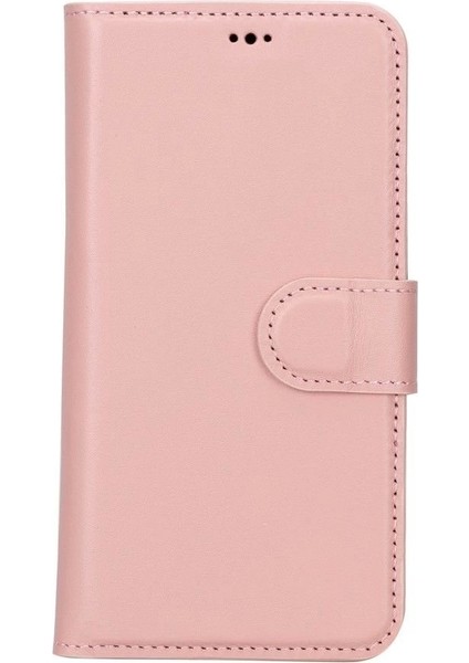 Apple iPhone 15 Uyumlu Deri Cüzdanlı Kılıf Mwwn Nu2 Pembe fırsatları