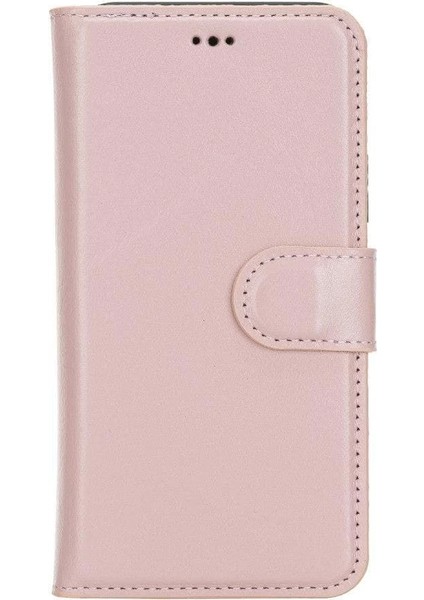 Apple iPhone 11 Pro Uyumlu Deri Cüzdanlı Kılıf Pembe modelleri