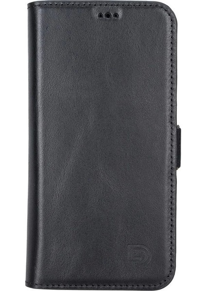 Apple iPhone 13 Pro Uyumlu Deri Cüzdanlı Kılıf Rustik Siyah fiyatları