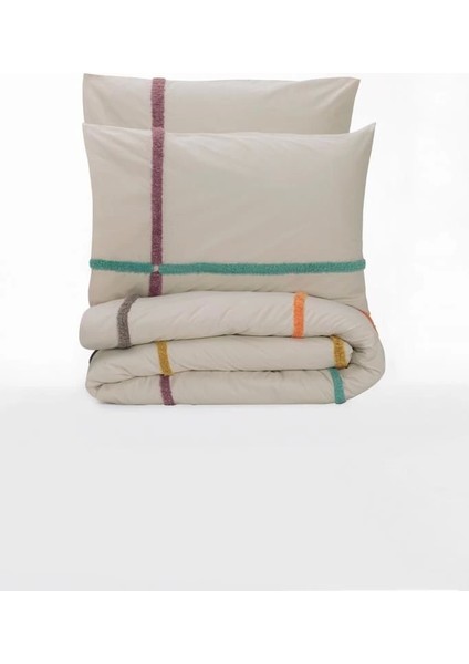 Cotton Box Puff Nakışlı Ranforce Çift Kişilik Nevresim Takımı Insula Gülkurusu fırsatları