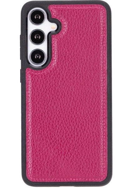 Samsung Galaxy S24 Uyumlu Deri Arka Kapak Gül Kurusu indirimleri