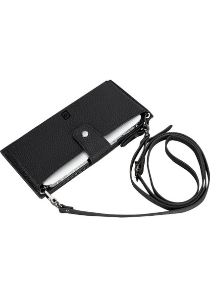 Lozan Strap 6.5 Inch Uyumlu Deri Kartlıklı Kılıf Erc1 Siyah fiyatları