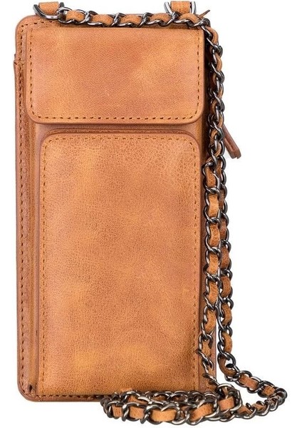 Avjin 6.9 Inch Uyumlu Deri Kılıf Cüzdan Askılı TN11 Taba fırsatları