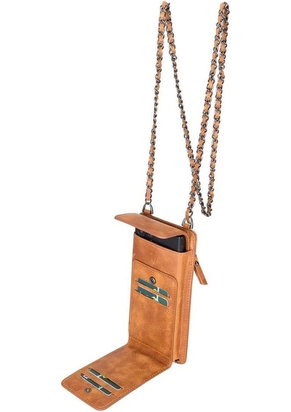 Avjin 6.9 Inch Uyumlu Deri Kılıf Cüzdan Askılı TN11 Taba indirimleri