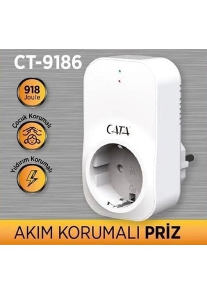 Ct 9186 Akım Korumalı Priz Ct 9186