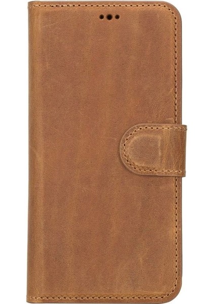 Apple iPhone 14 Uyumlu Deri Cüzdanlı Kılıf Mwwn G19 Taba fırsatları