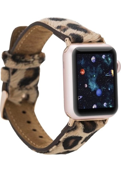 Apple Watch Uyumlu Deri Kordon 42-44-45MM LEO1N