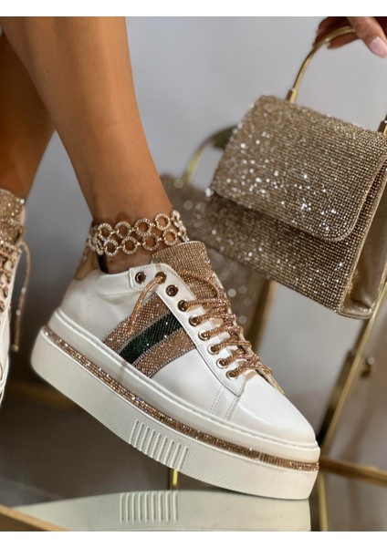 July Taşlı Spor Ayakkabı Beyaz fiyatları