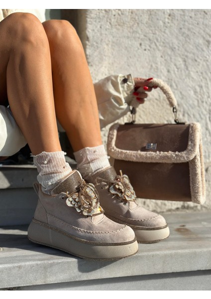 Cali Özel Spor Bot Bej modelleri