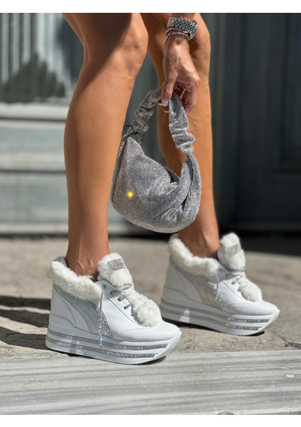 Diago Topuklu Spor Ayakkabı Beyaz