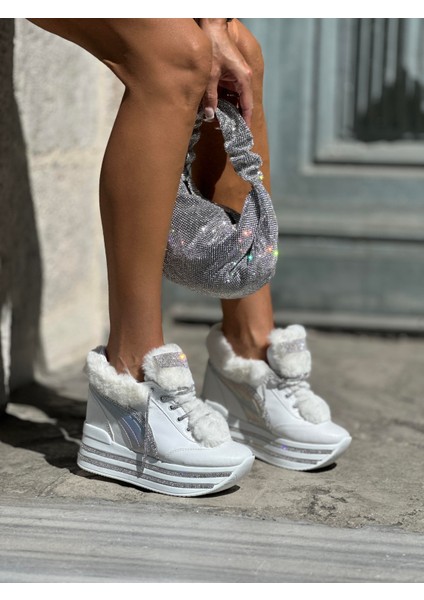 Diago Topuklu Spor Ayakkabı Beyaz fiyatları