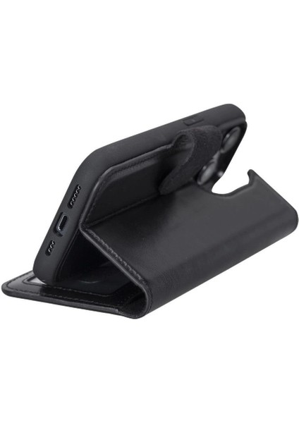 Apple iPhone 14 Pro Uyumlu Deri Cüzdanlı Kılıf Mwwn Rst1 Siyah fiyatları