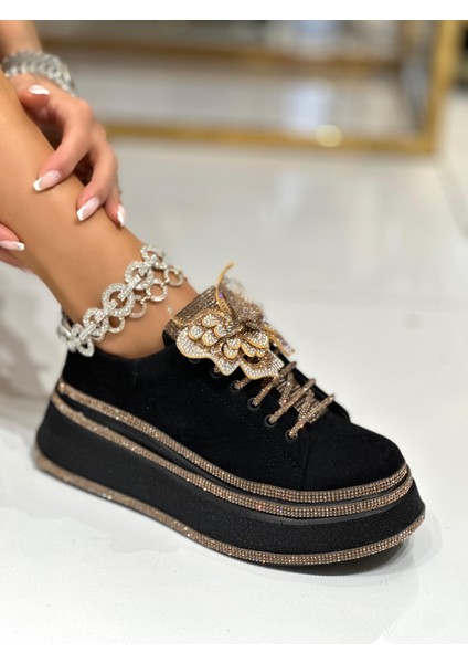 Lolo Süet Özel Tasarım Spor Ayakkabı Siyah fiyatları