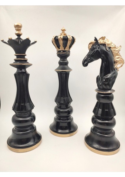 3lü Satranç Takım Biblo Chess Trio