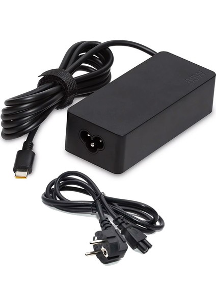 20 Volt 3.25 Amper Typec Adaptör 65 Watt Typec Adaptör Lenovo 65 Watt Type-C Adaptör