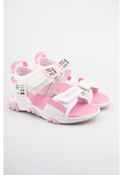 Kız Çocuk Sandalet Çocuk Sandalet Kiz Çocuk Ortopedik Sandalet Hafif Sandalet Cırt Cırtlı Sandalet