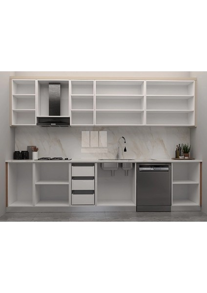 Mutfak Mdf Lamb 330CM