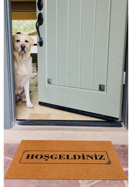 Hoşgeldiniz, Welcome, Kapı Önü Paspası, Dekoratif Paspas, Dayanıklı Uzun Ömürlü Paspas, Çeyizlik Eşya