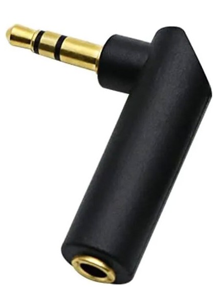 Doksan Derece 3.5mm Stereo Çevirici Jak Ltipi Stereo Jak