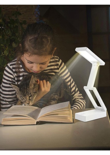 Masaüstü Şarjlı Katlanabilir Portatif LED Aydınlatma / GT-CL11G